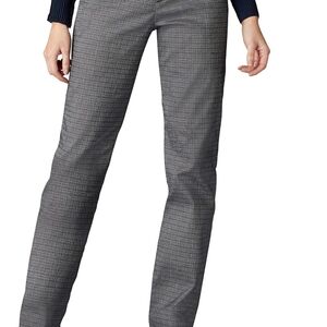 Wrinkle Free Relaxed Fit Straight Leg - Plaid